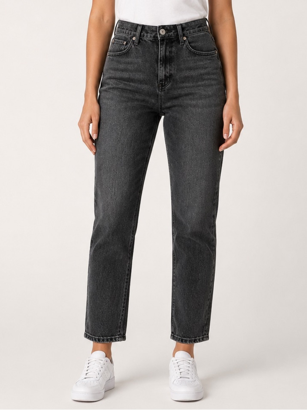 PacSun Mom Jeans 28 Long High Rise Black Denim